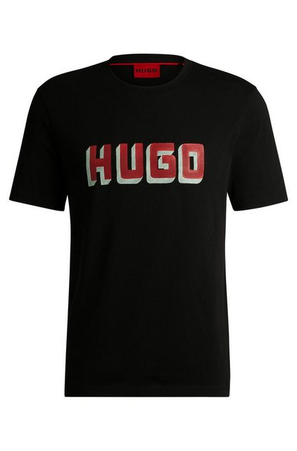 HUGO T-Shirt Daqerio 10257318 01, Black günstig online kaufen