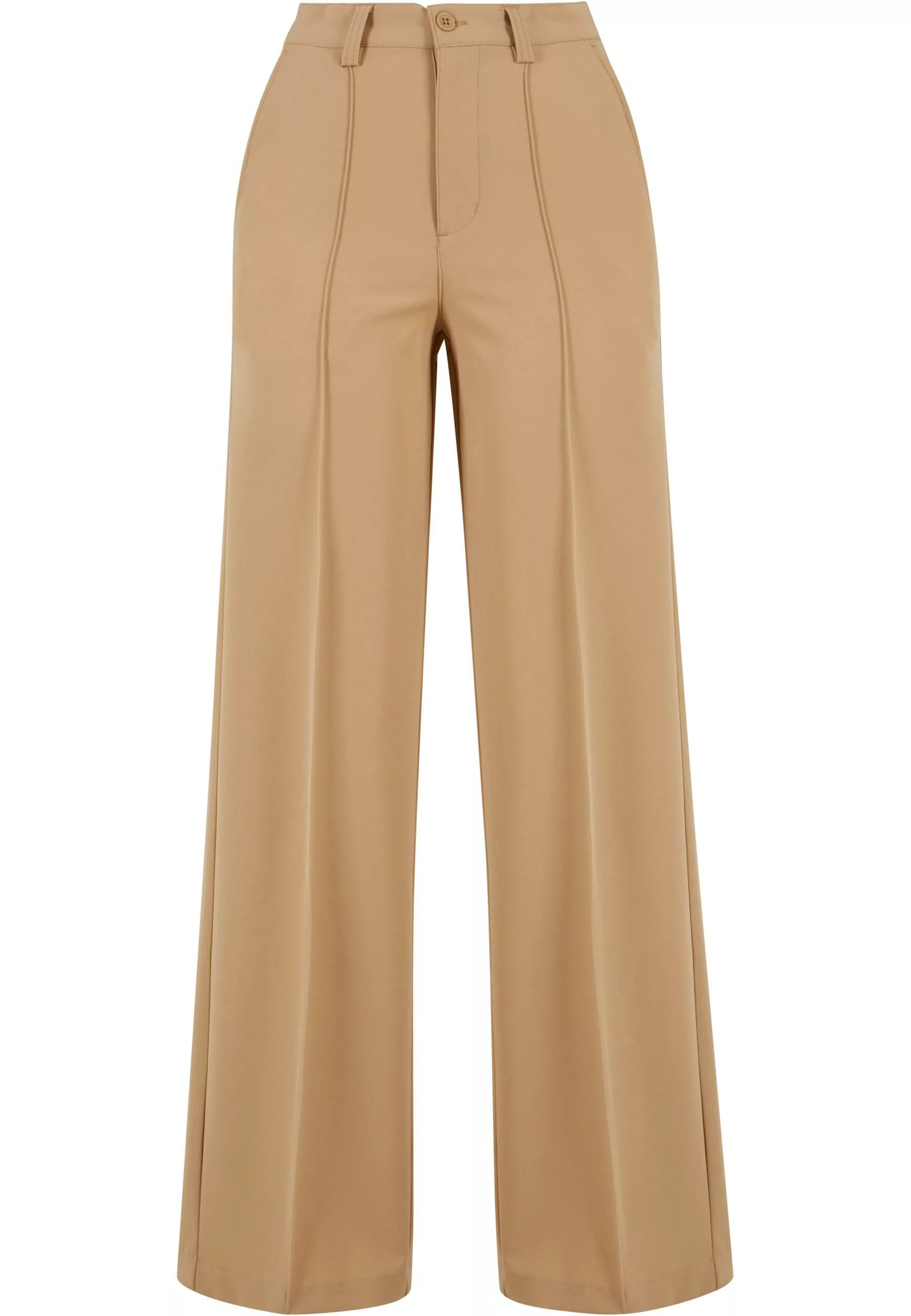 URBAN CLASSICS Stoffhose "Urban Classics Damen Ladies Wide Pleated Pants", günstig online kaufen