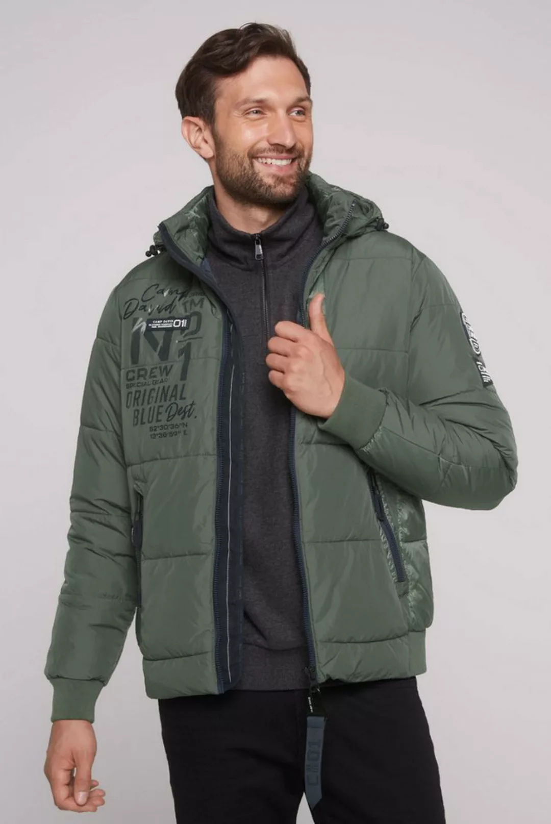 CAMP DAVID Steppjacke mit Innentaschen günstig online kaufen