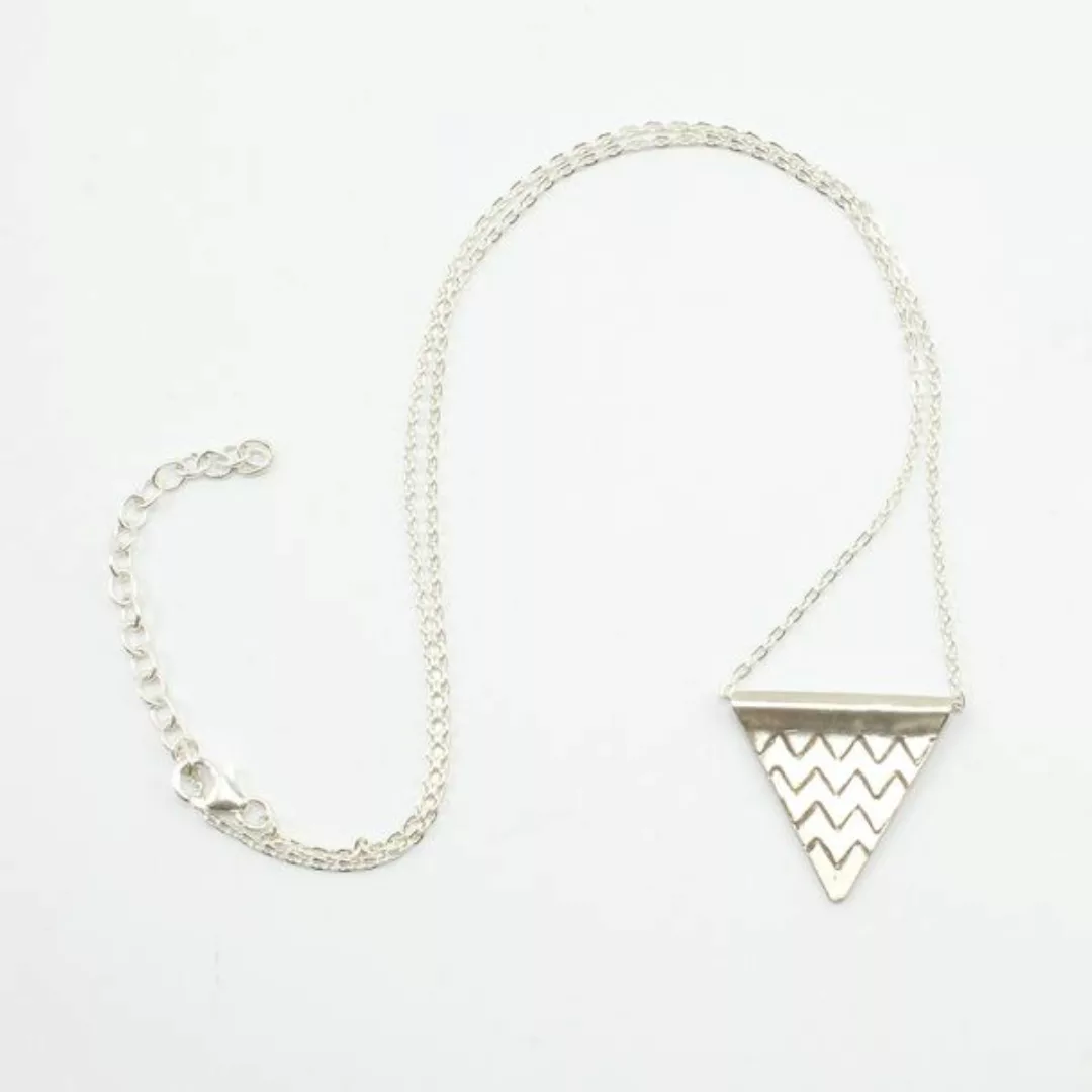 Halskette "Graph I", Fair-trade-silberkette Mit Karen-silberperle günstig online kaufen