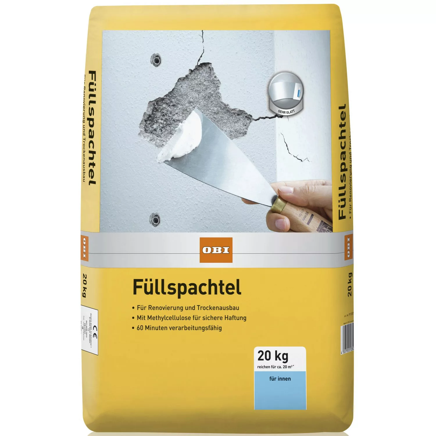 OBI Füllspachtel Weiß 20 kg günstig online kaufen