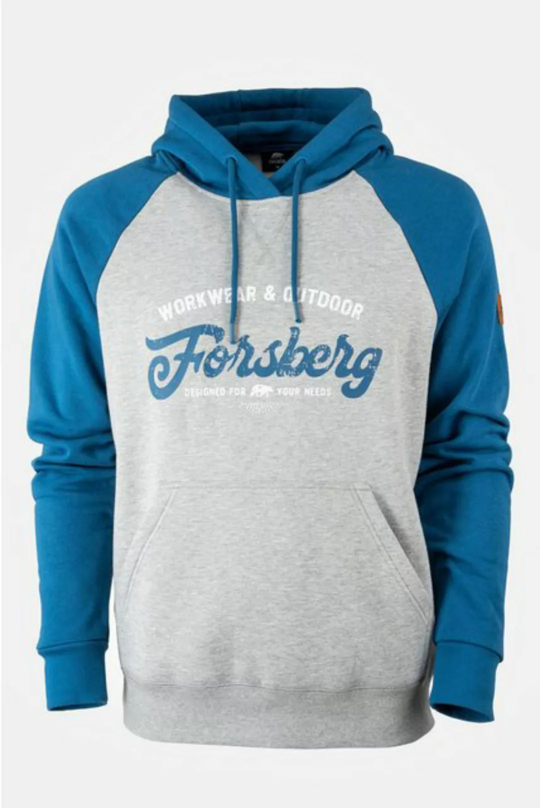 FORSBERG Sweatshirt Tonigson Hoodie zweifarbig mit Retrologo günstig online kaufen