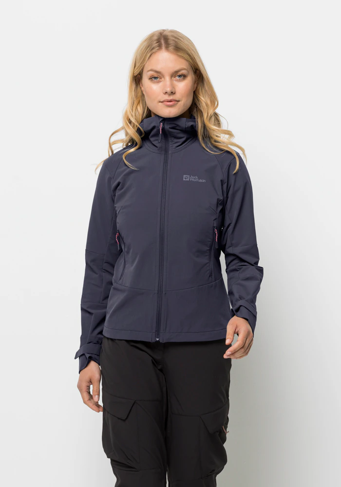 Jack Wolfskin Softshelljacke "KAMMWEG JKT W", mit Kapuze günstig online kaufen