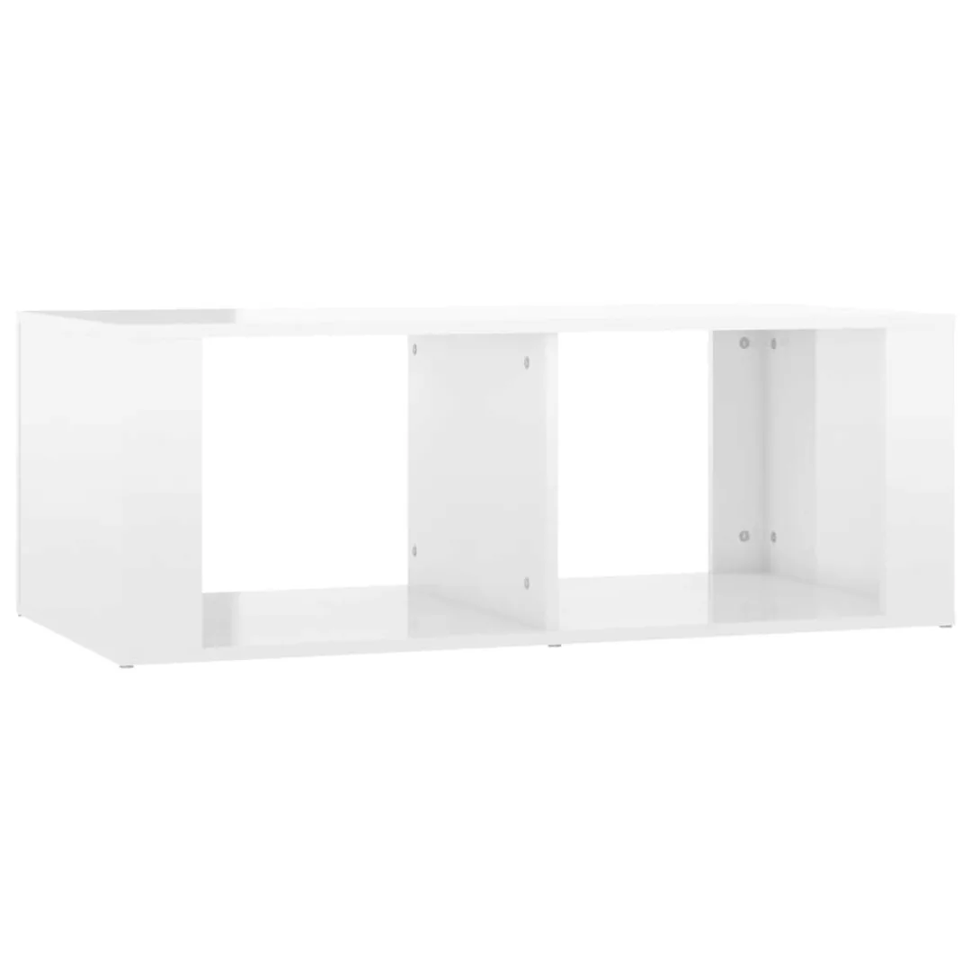 Vidaxl Couchtisch Hochglanz-weiß 100x50x36 Cm Holzwerkstoff günstig online kaufen