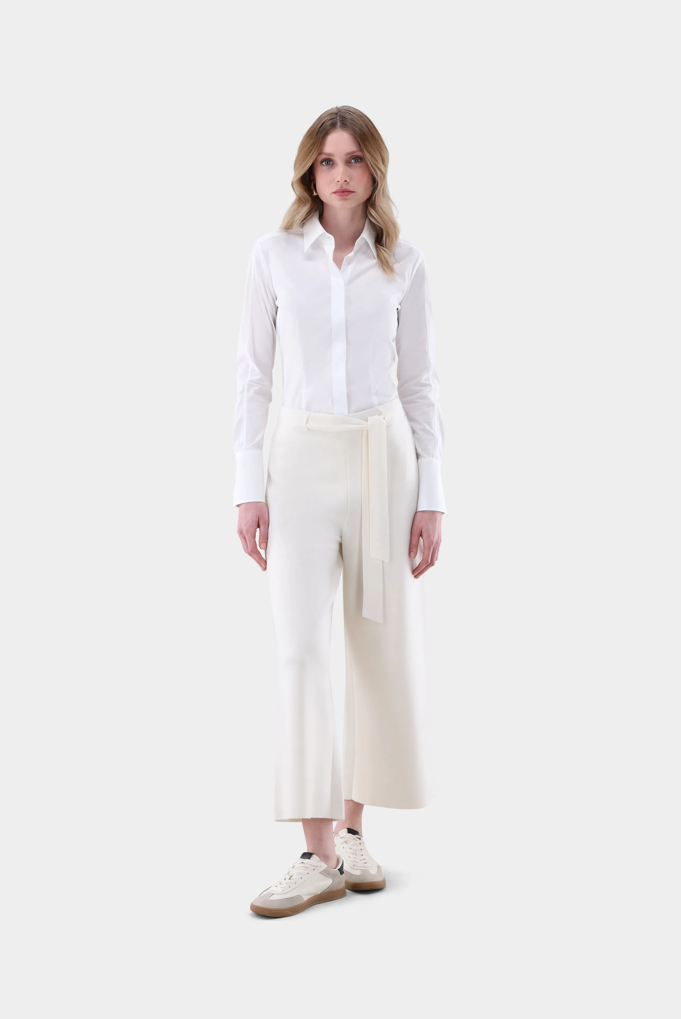 Slim Fit Hemdbluse mit Stretch günstig online kaufen