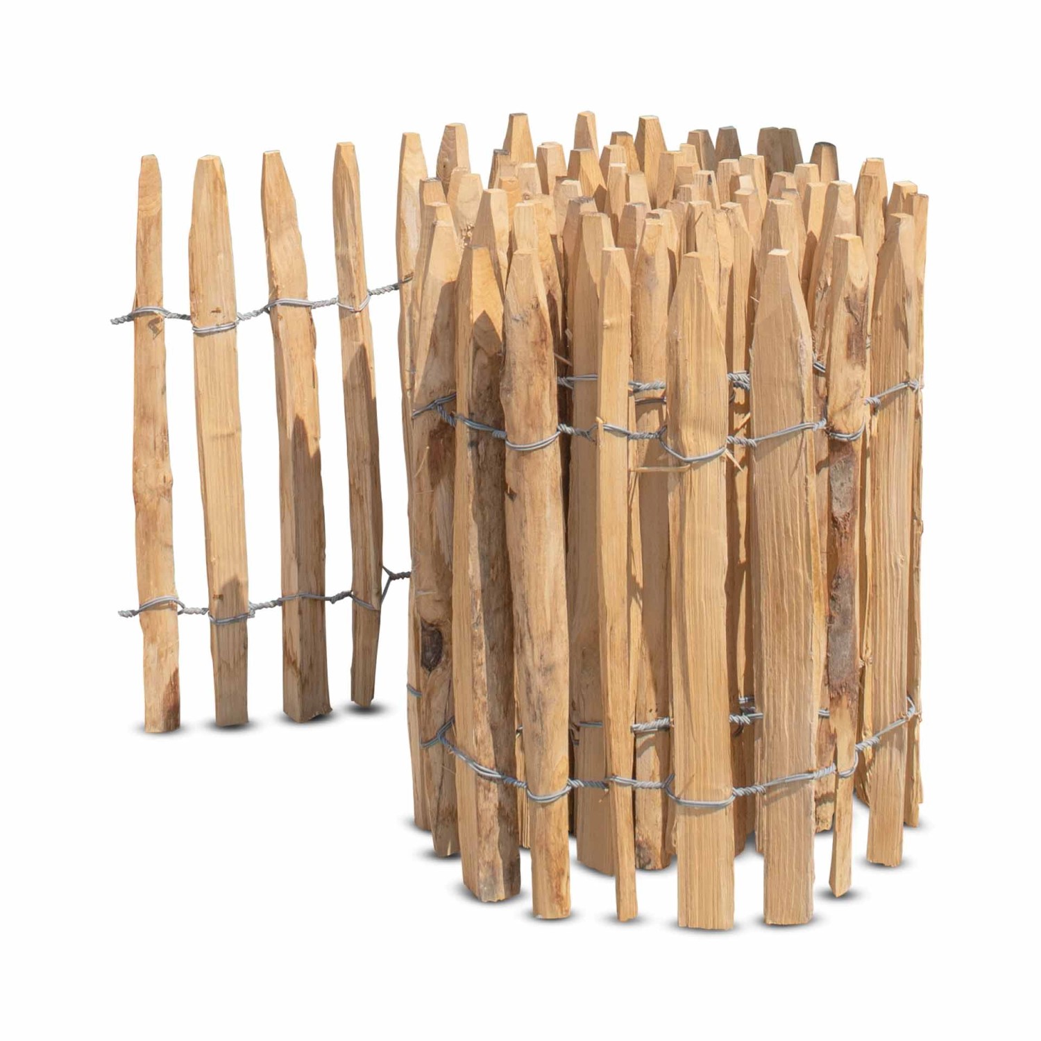 Stiltreu Französischer Premium Staketenzaun Kastanie 500 cm x 50 cm Lattena günstig online kaufen