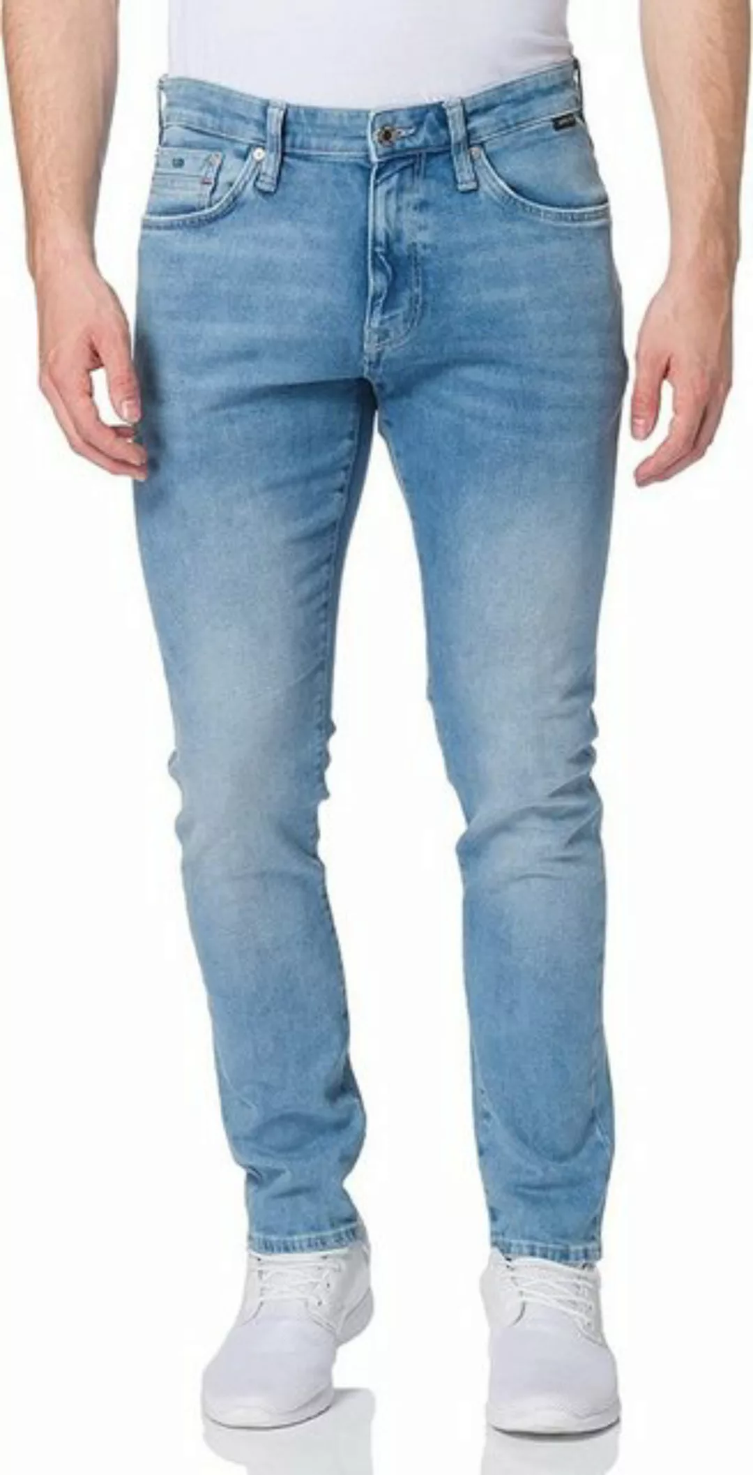 Mavi Skinny-fit-Jeans James Bleach Skinny Comfort Mittelschwere Denimqualit günstig online kaufen