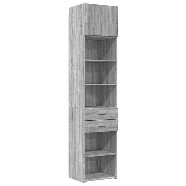 vidaXL Schrankmodule Hochschrank Schmal Grau Sonoma 50x42,5x225 cm Holzwerk günstig online kaufen