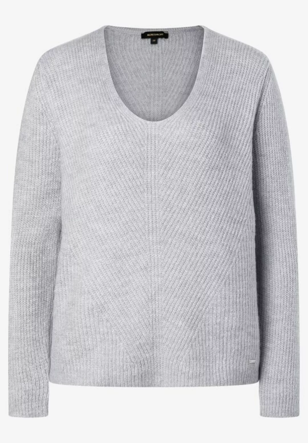 V-Neck Pullover, grau, Herbst-Kollektion günstig online kaufen