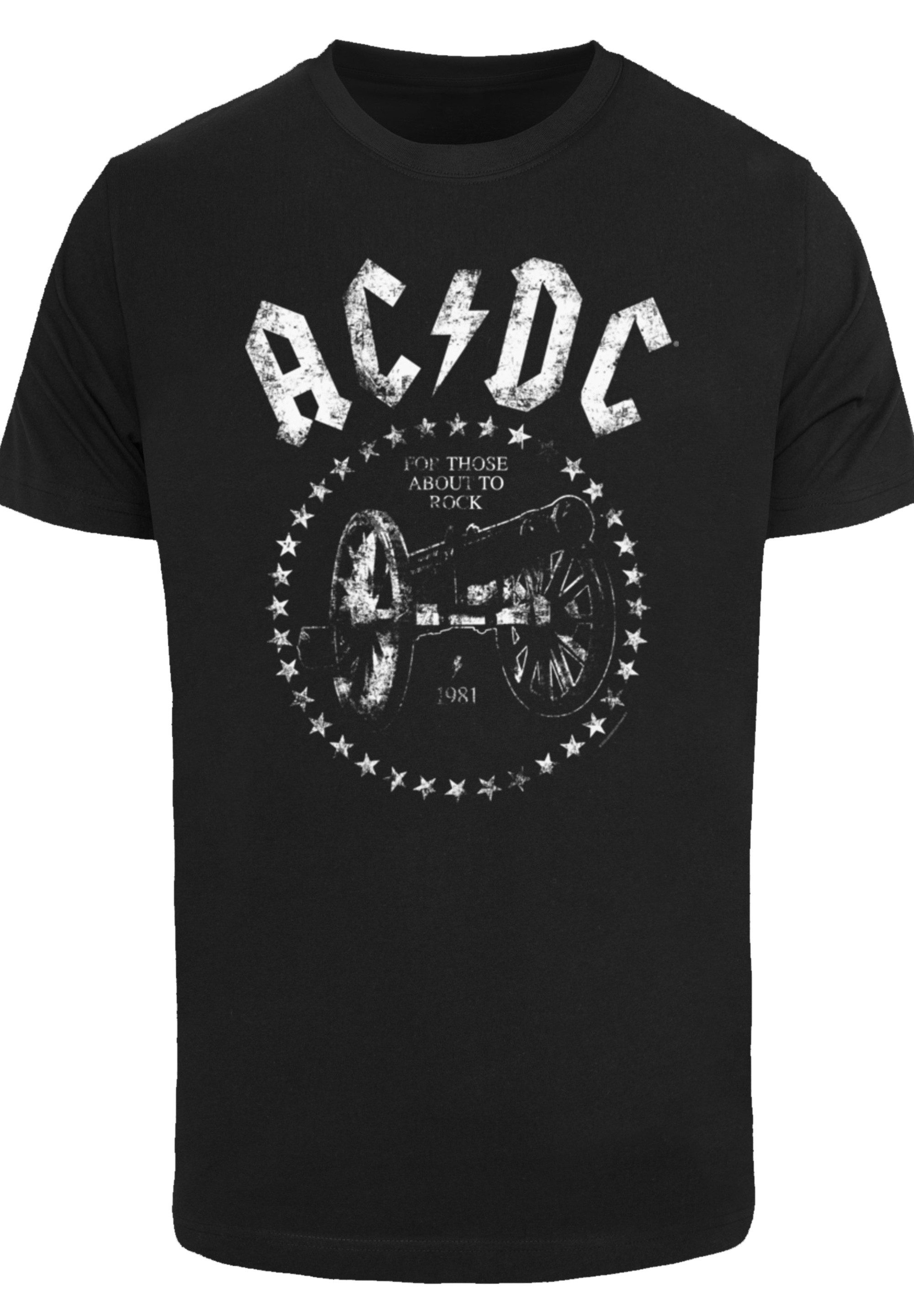 F4NT4STIC T-Shirt "ACDC We Salute You Cannon", Premium Qualität günstig online kaufen