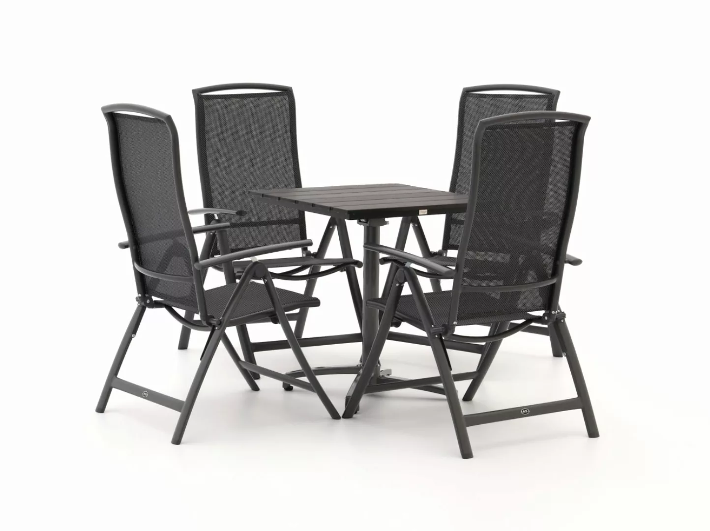 R&S Design Capri/Canzo 70 cm Gartenmöbel-Set 5-teilig verstelbar günstig online kaufen