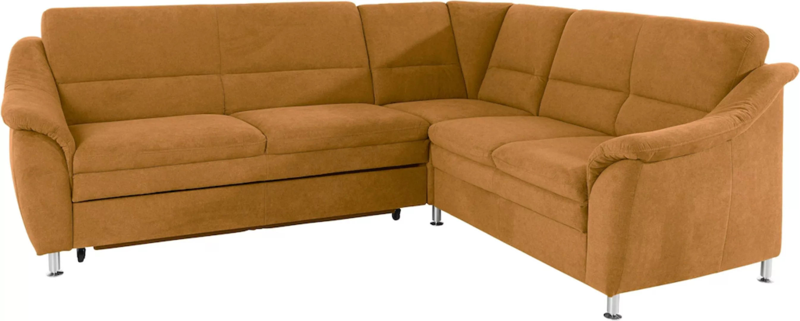 Places of Style Ecksofa »Cardoso L-Form«, Federkern, wahlweise mit Bett, Sc günstig online kaufen