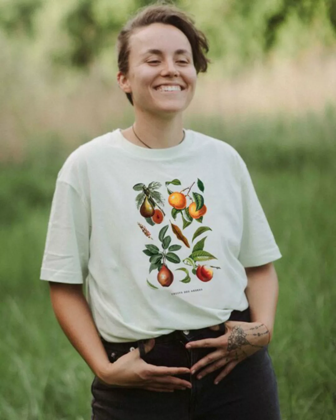 Artdesign - Biofair - Oversize Shirt / Fruits Des Arbres günstig online kaufen
