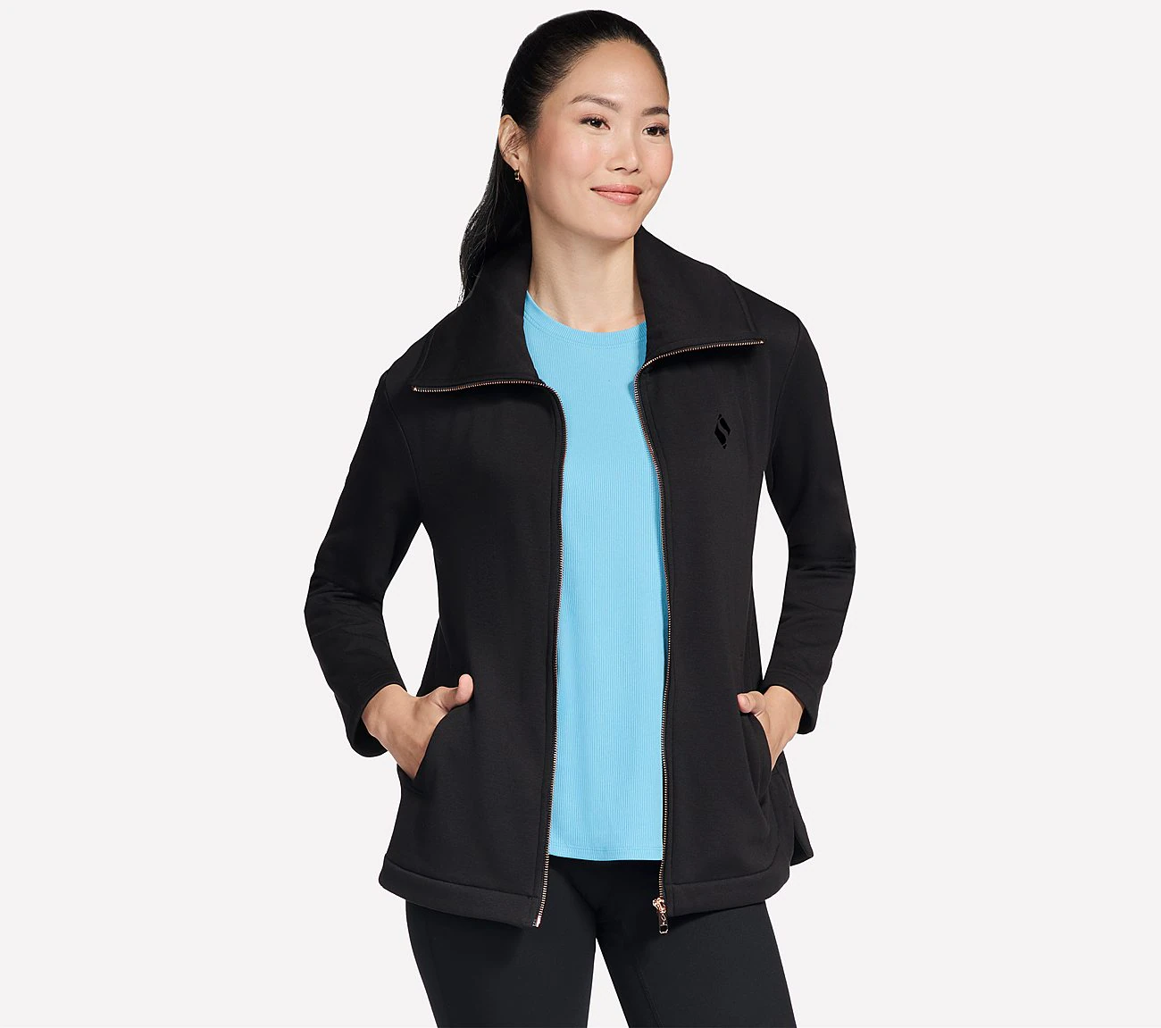 Skechers Trainingsjacke "GOSNUGGLE TUNIC FZ JACKET" günstig online kaufen