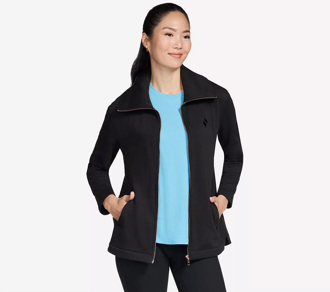 Skechers Trainingsjacke "GOSNUGGLE TUNIC FZ JACKET" günstig online kaufen