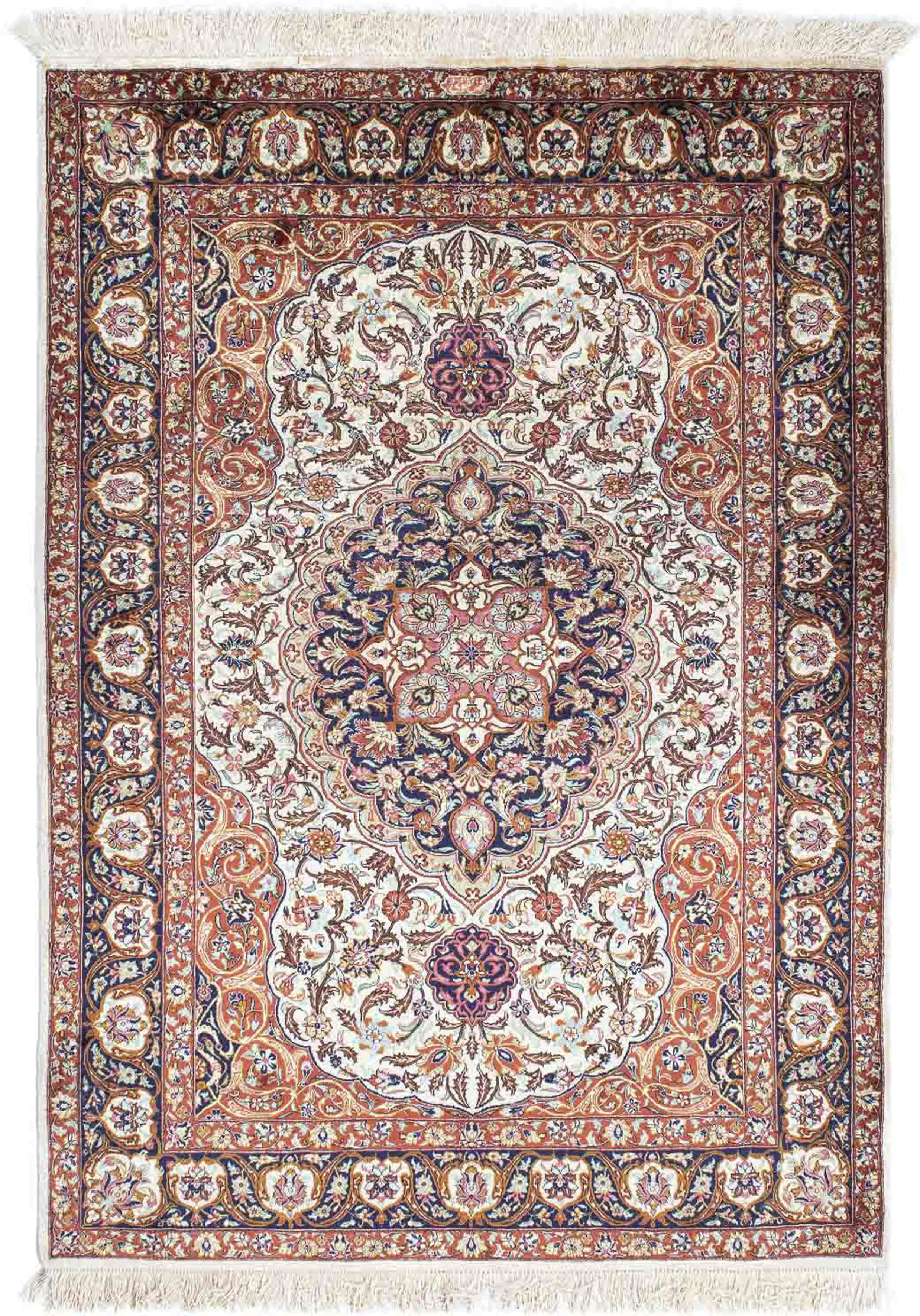 morgenland Orientteppich »Perser - Ghom - 148 x 102 cm - beige«, rechteckig günstig online kaufen