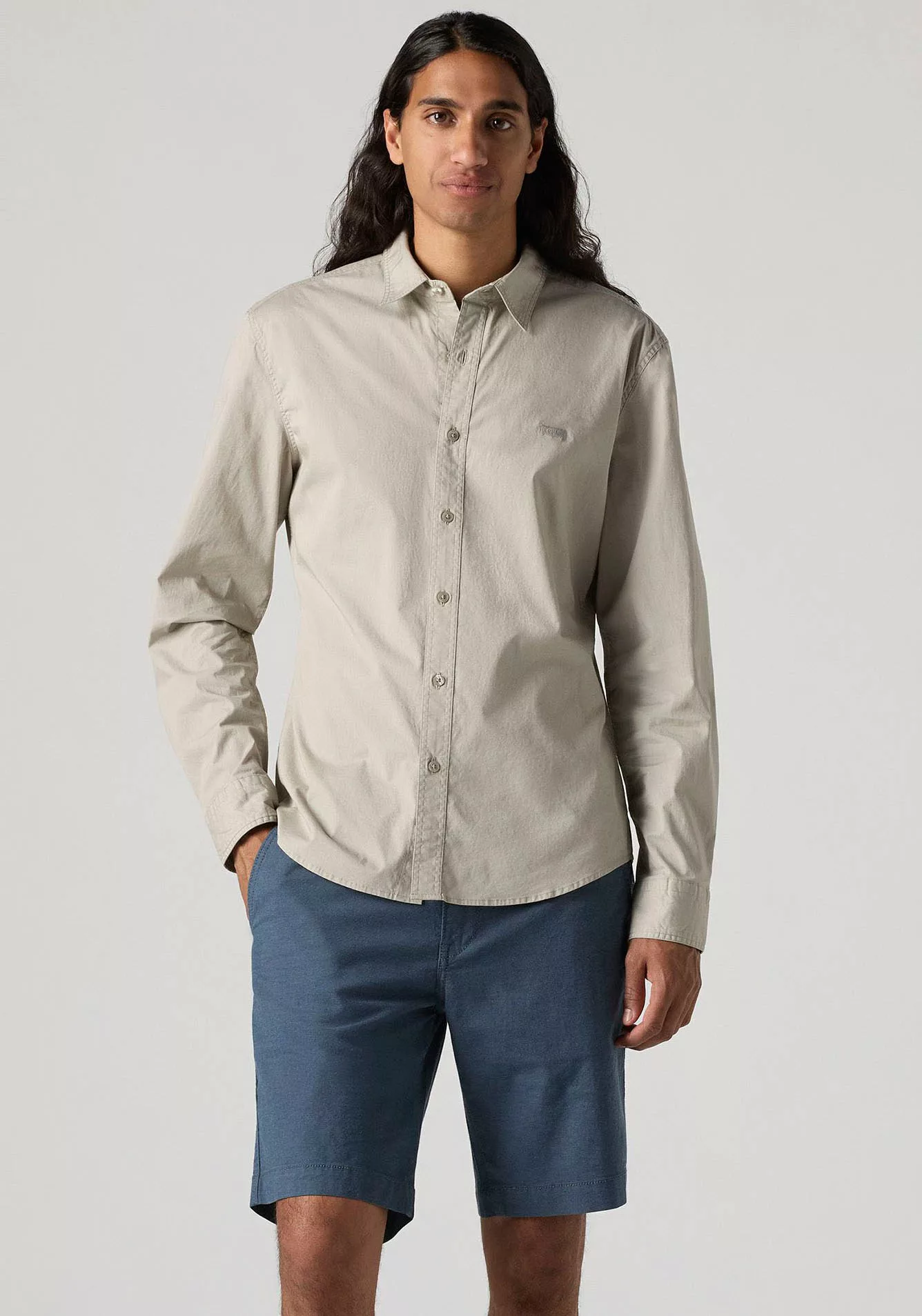 Levis Jeanshemd "BATTERY HM SHIRT SLIM", mit Logobadge günstig online kaufen