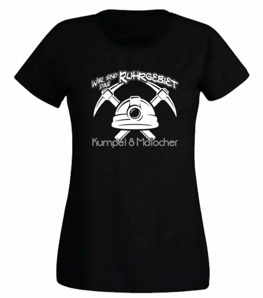 G-graphics T-Shirt Wir sind das Ruhrgebiet – Kumpel & Malocher Slim-fit Dam günstig online kaufen