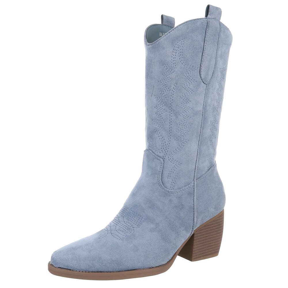 Ital-Design Stilvolle Damenstiefel aus hochwertigem Material günstig online kaufen