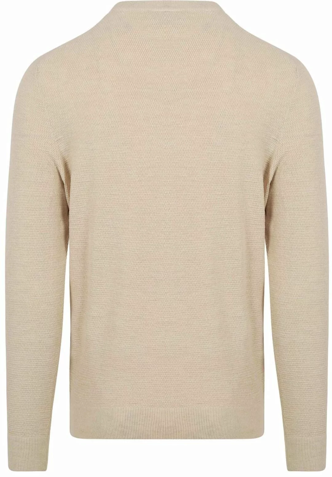 Profuomo Pullover Textured Ecru - Größe L günstig online kaufen