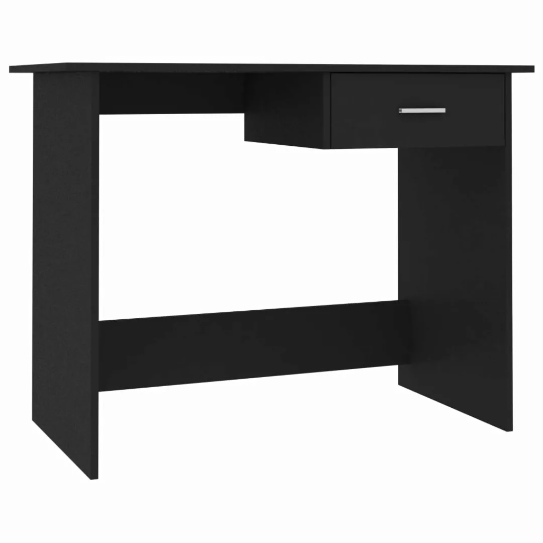 Schreibtisch Schwarz 100×50×76 Cm Spanplatte günstig online kaufen