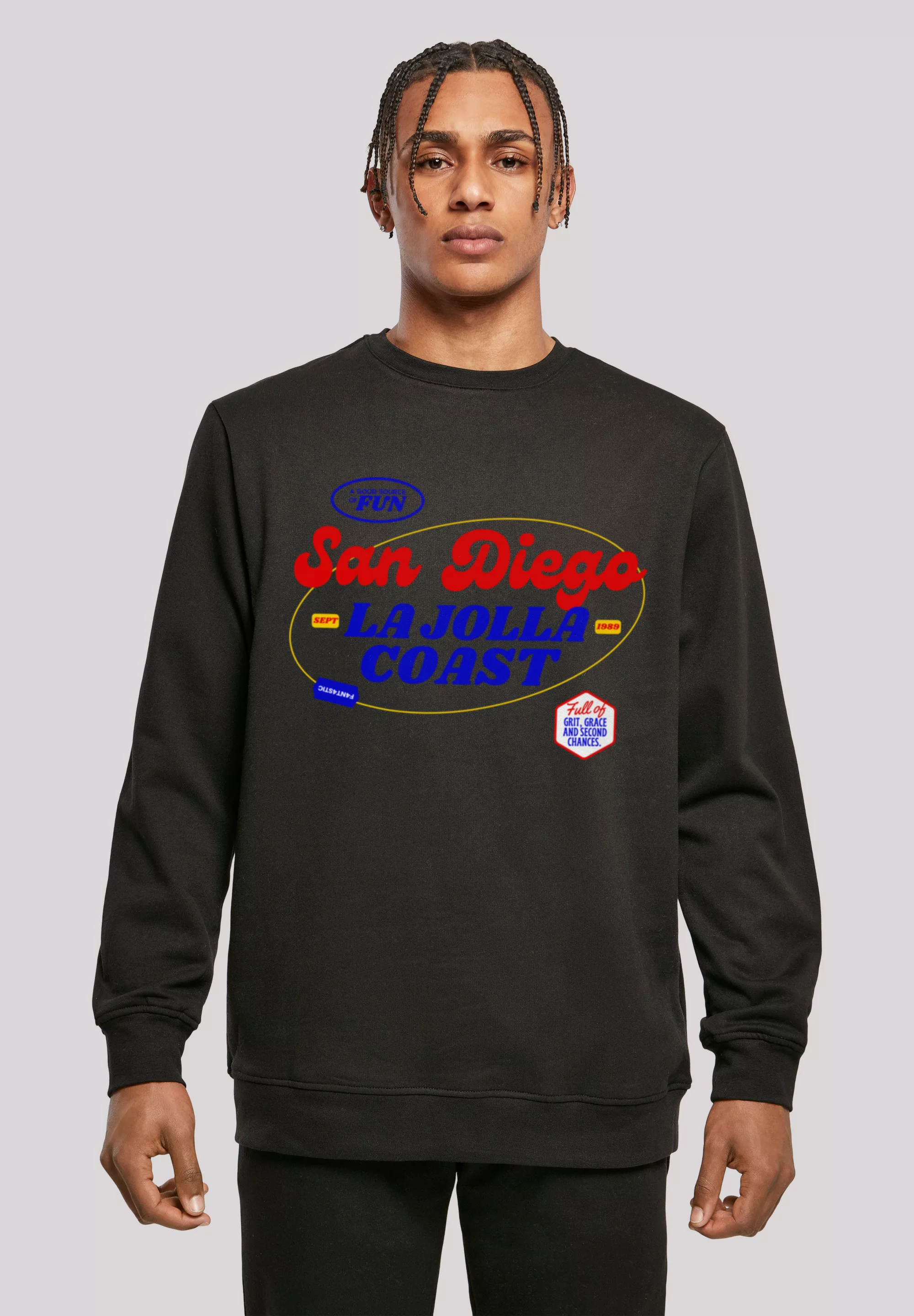 F4NT4STIC Kapuzenpullover "San Diego CREW", Print günstig online kaufen