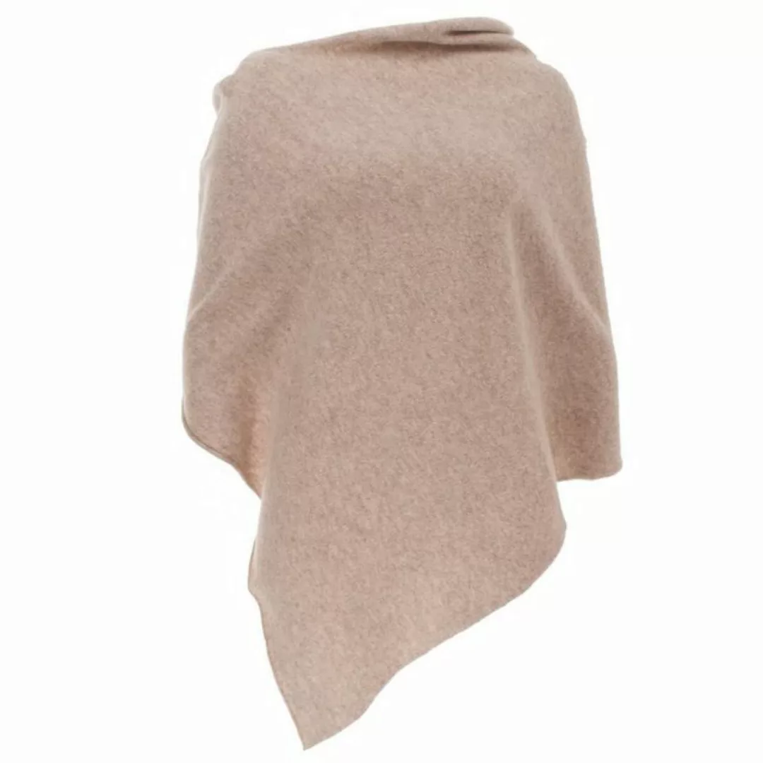 William Lockie Strickponcho SP-Shawl-Plain Damenponcho mit Rollsaum ca. 70 günstig online kaufen