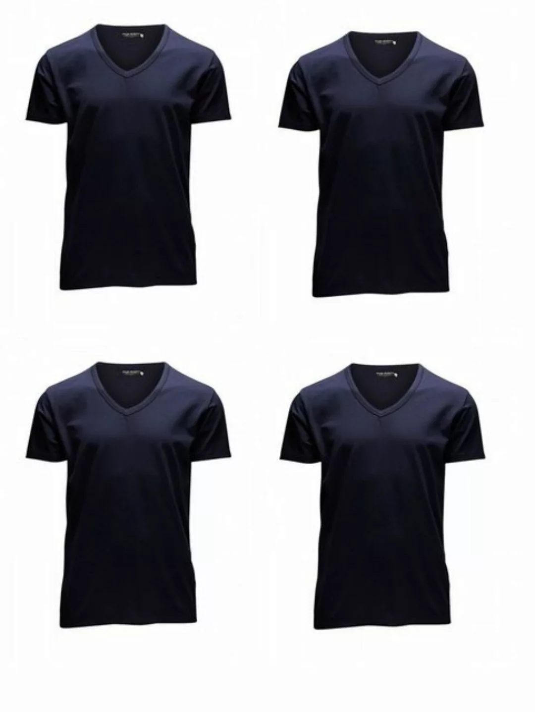 Jack & Jones Herren T-Shirt O-Neck & V-Neck Slim Fit 4er Pack günstig online kaufen