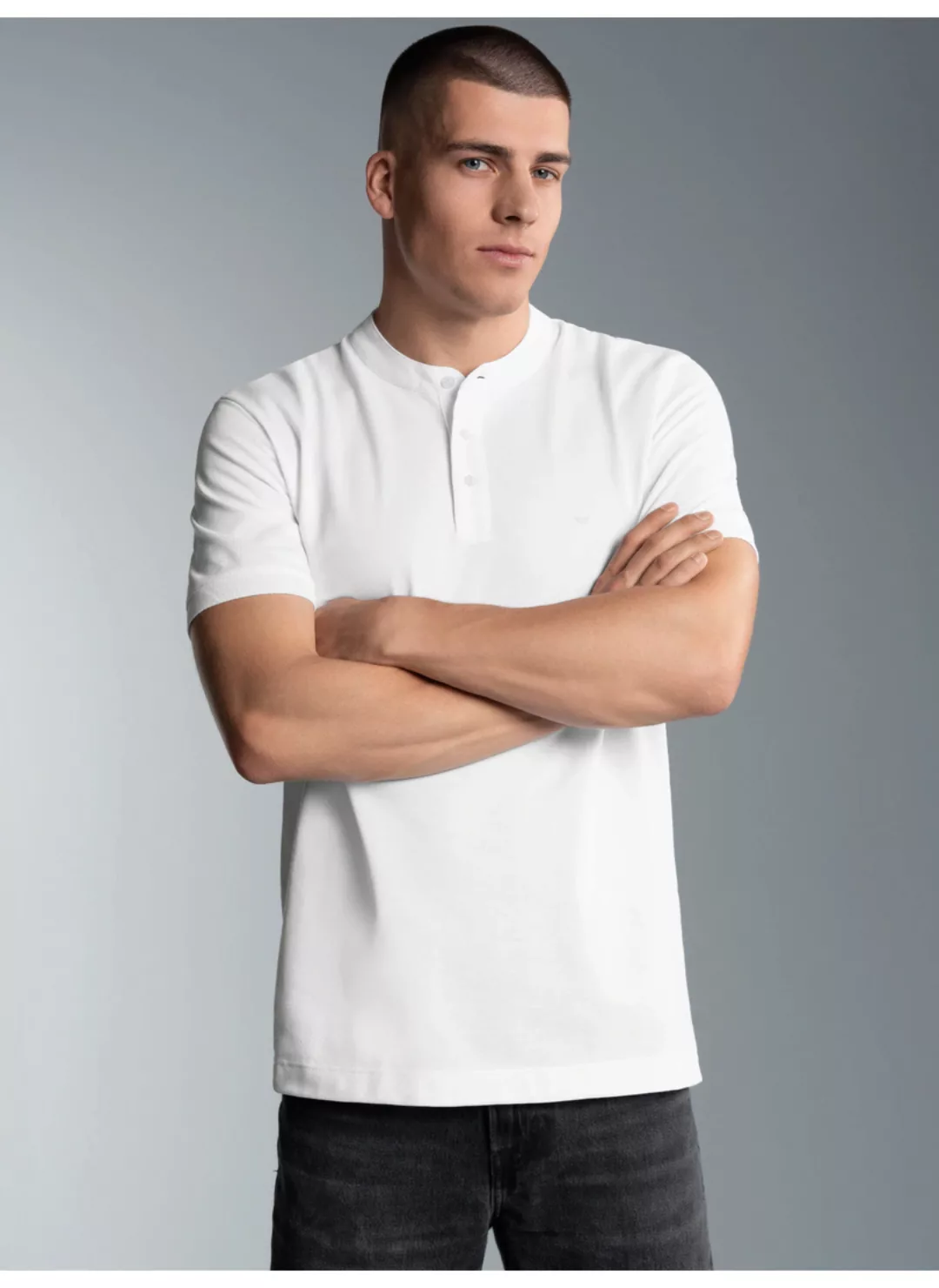 Trigema Poloshirt "TRIGEMA Poloshirt mit Stehkragen" günstig online kaufen