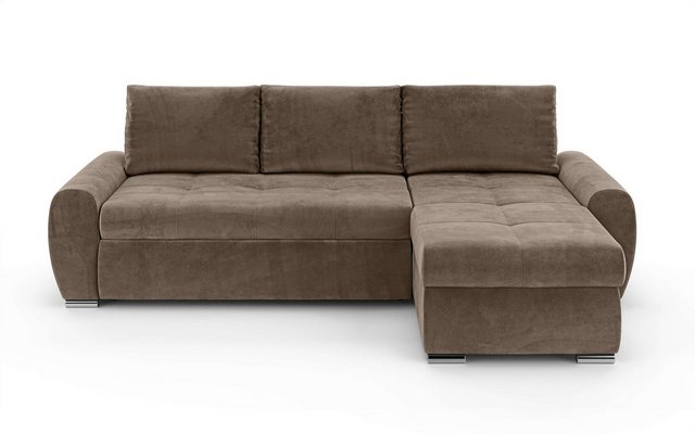 INOSIGN Ecksofa Haverhill mit Bettfunktion und Bettkasten, B/H/T 237/89/166 günstig online kaufen