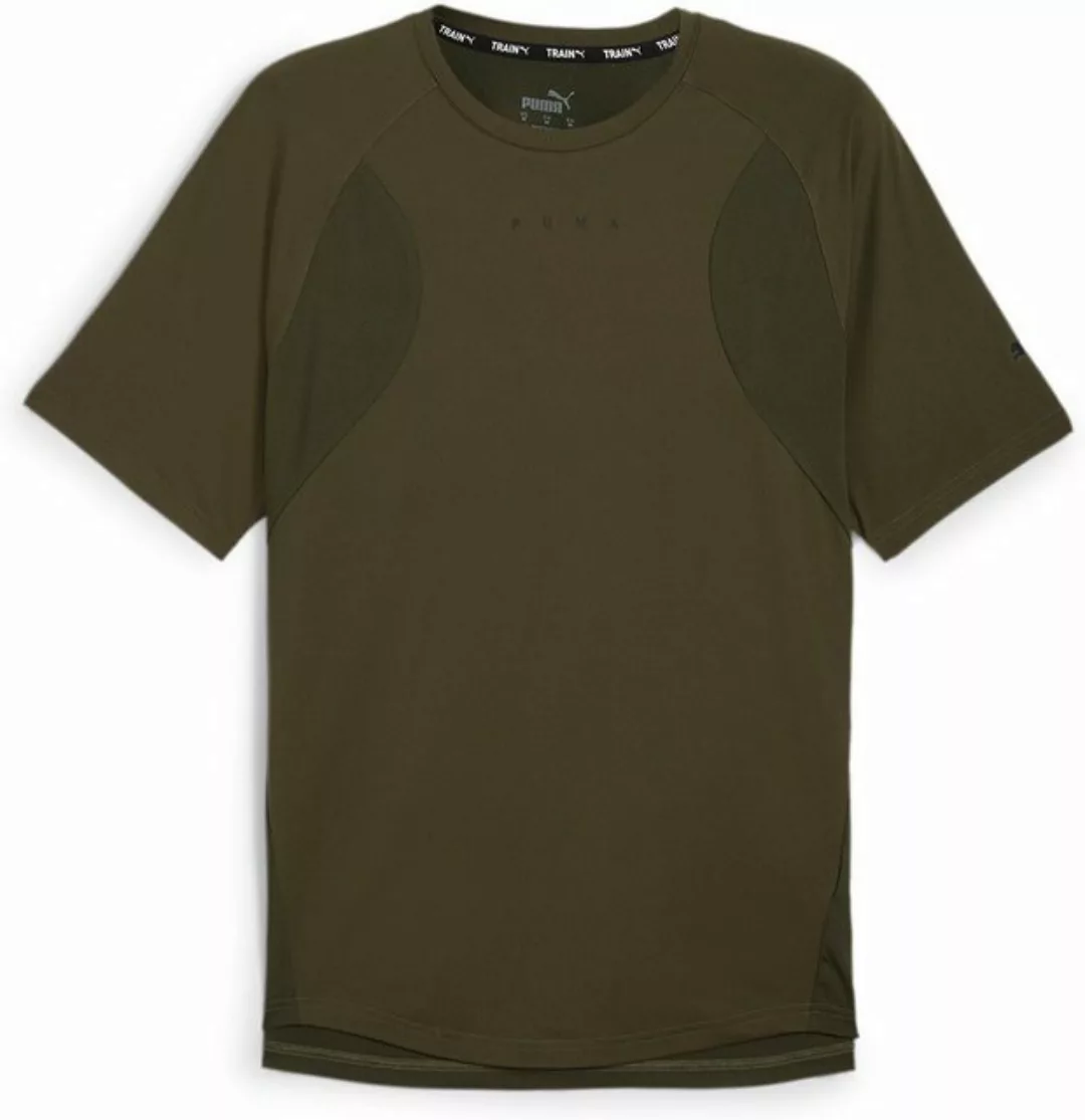 PUMA Kurzarmshirt ENERGY CLOUDSPUN MESH TEE DARK OLIVE günstig online kaufen