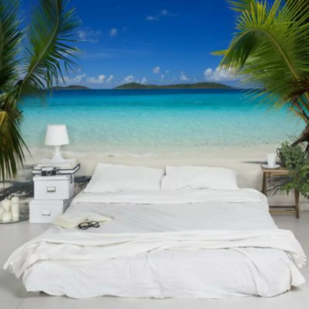 Bilderwelten Fototapete Strand Perfect Maledives türkis Gr. 288 x 190 günstig online kaufen