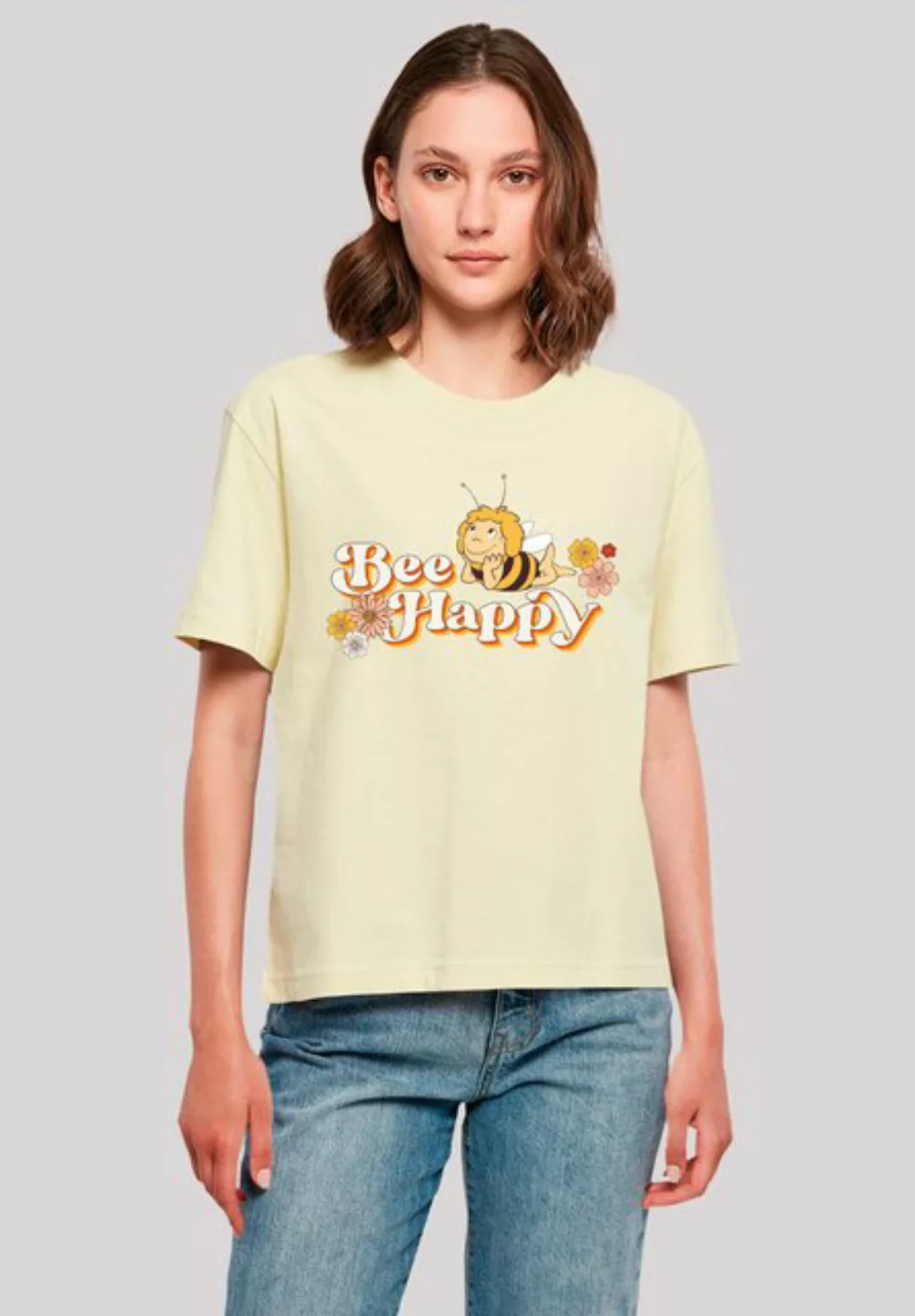 F4NT4STIC T-Shirt Die Biene Maja Bee Happy Heroes of Childhood Nostalgie, R günstig online kaufen