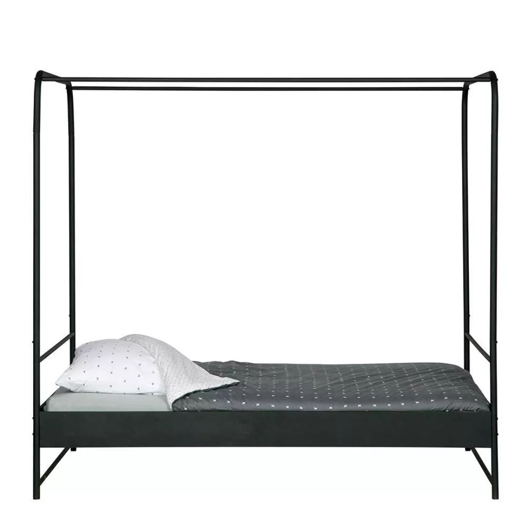 Metall Himmelbett in Schwarz modern günstig online kaufen