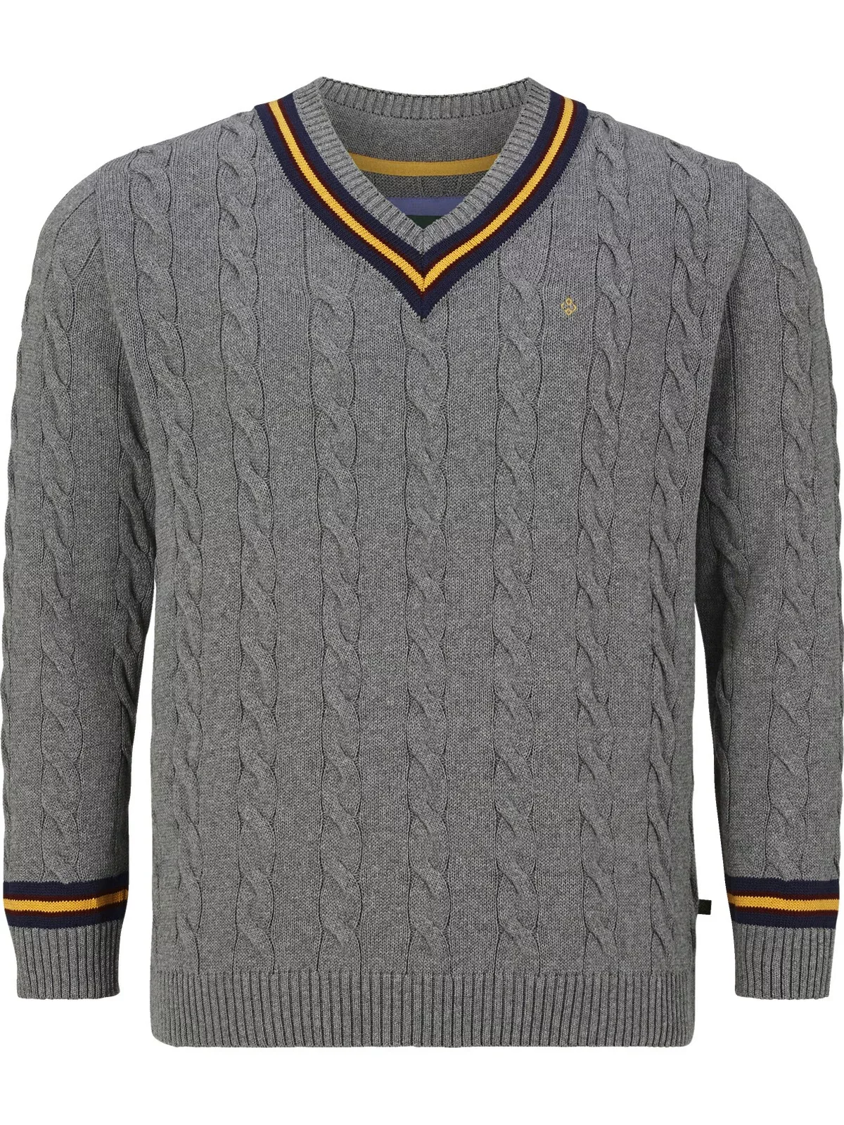 Charles Colby Strickpullover DUKE RONALD mit angesagtem Zopfmuster günstig online kaufen