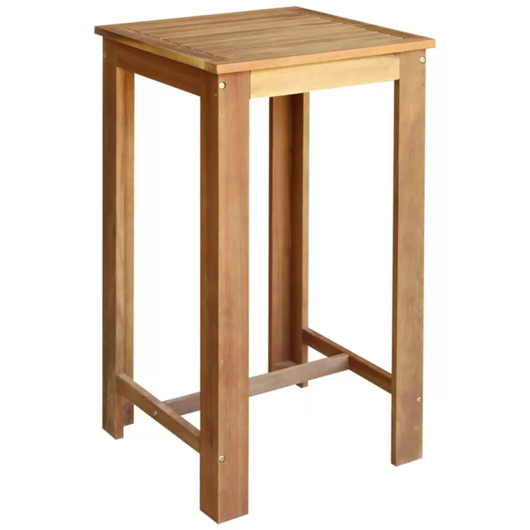 Bartisch Und Stuhl-set 3-tlg. Akazienholz Massiv günstig online kaufen