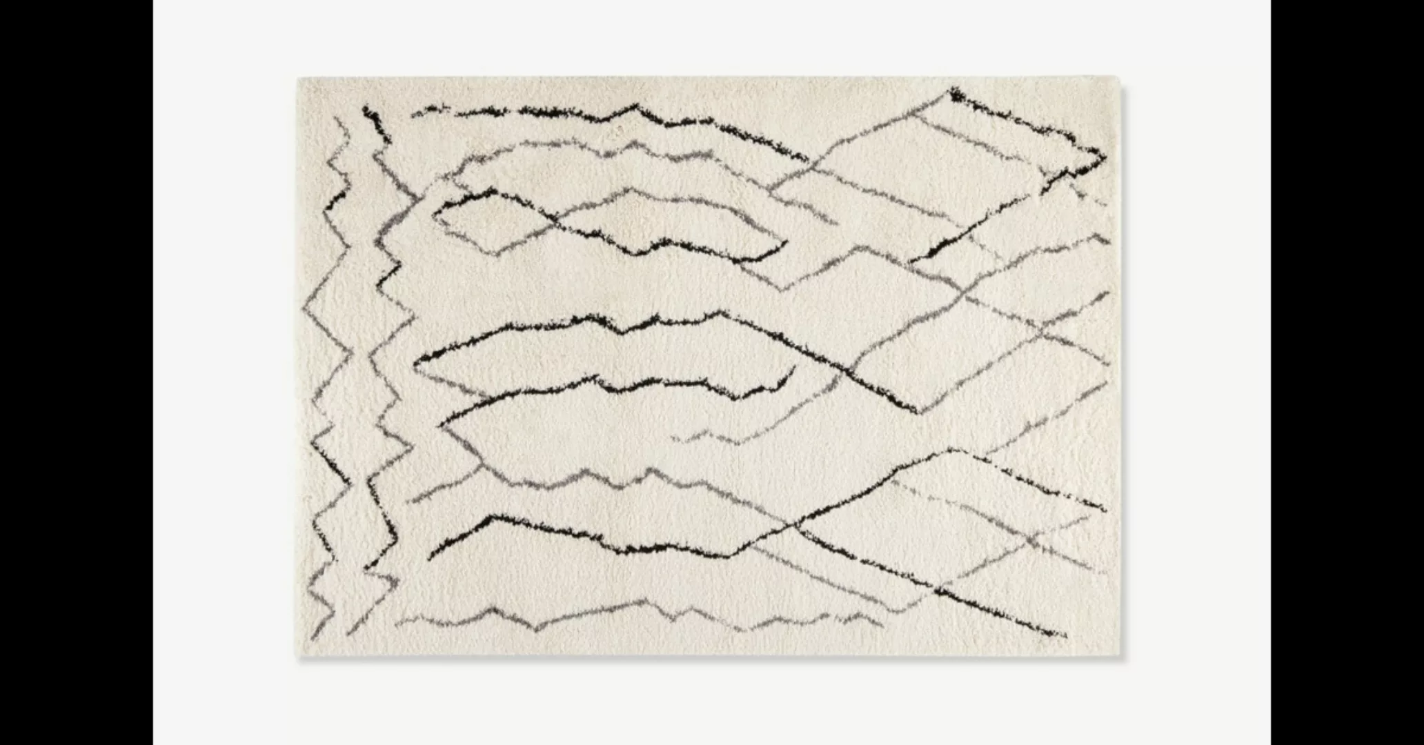 Cecily Teppich (160 x 230 cm), Cremeweiss und Grau - MADE.com günstig online kaufen