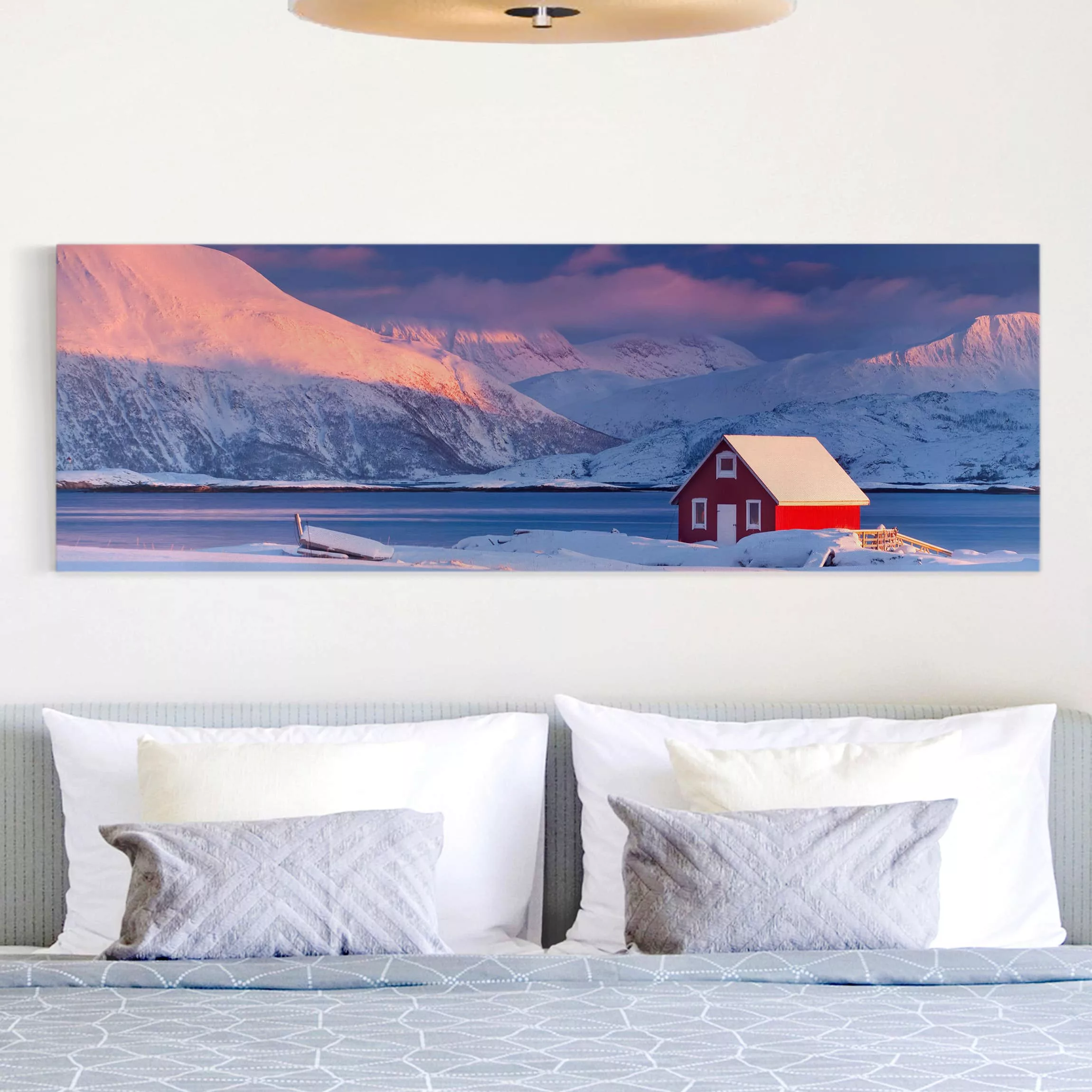 Leinwandbild Architektur & Skyline - Panorama Santas House günstig online kaufen