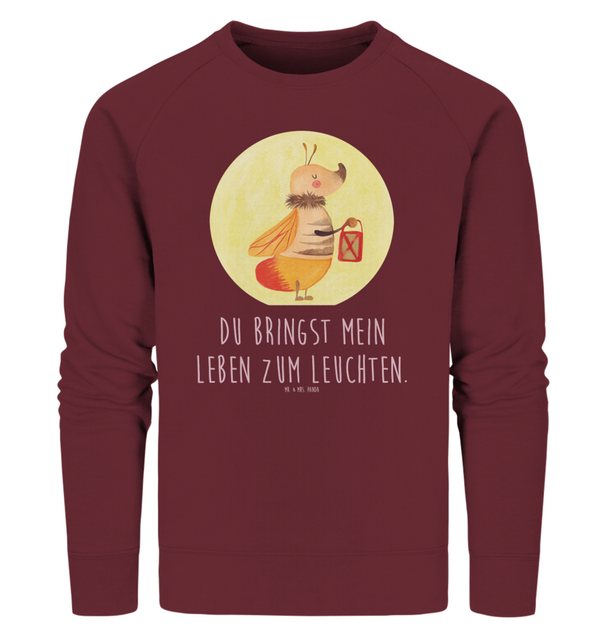 Mr. & Mrs. Panda Longpullover Größe L Glühwürmchen - Burgundy - Geschenk, l günstig online kaufen