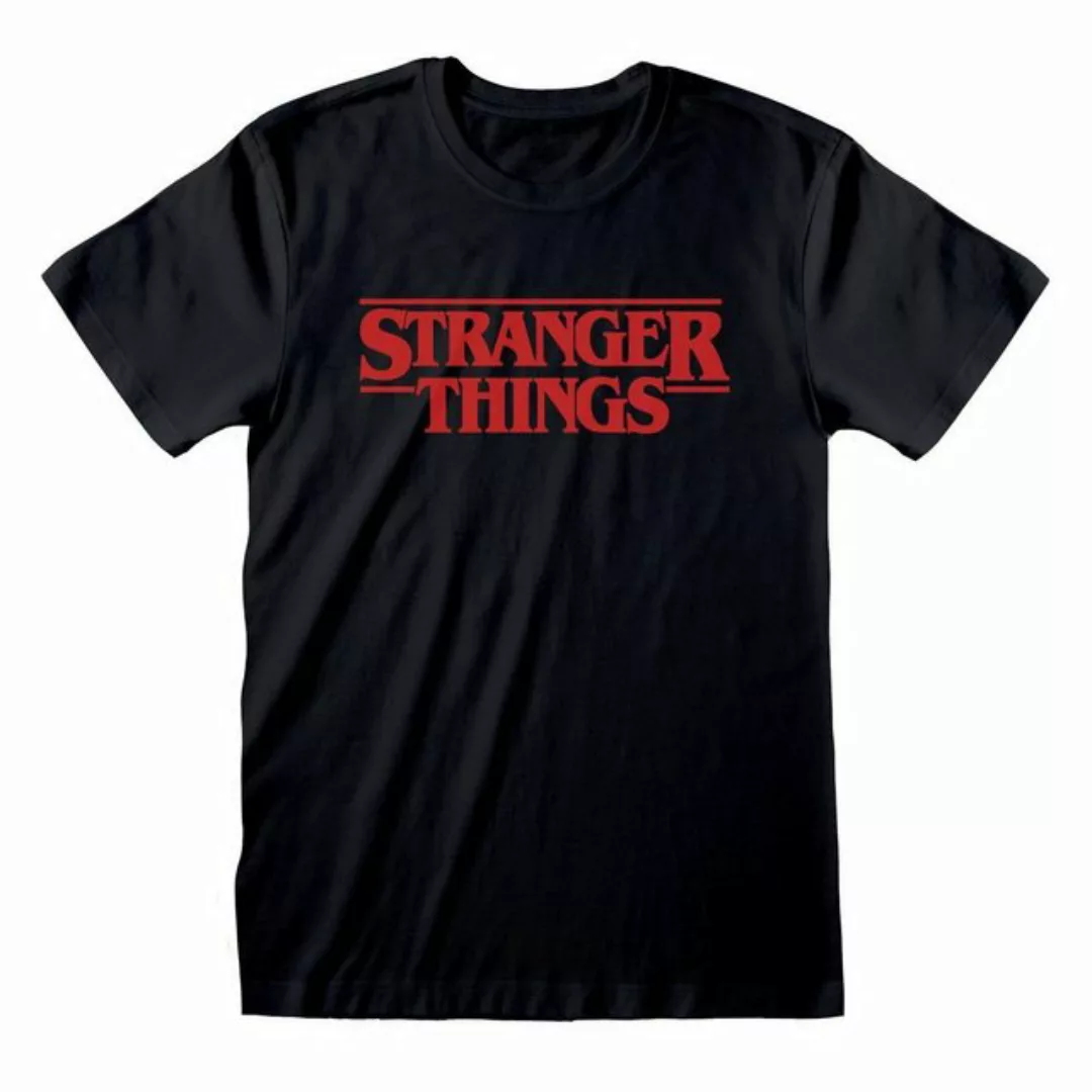 Stranger things T-Shirt Stranger Things T-Shirt Logo Black Neu Top günstig online kaufen