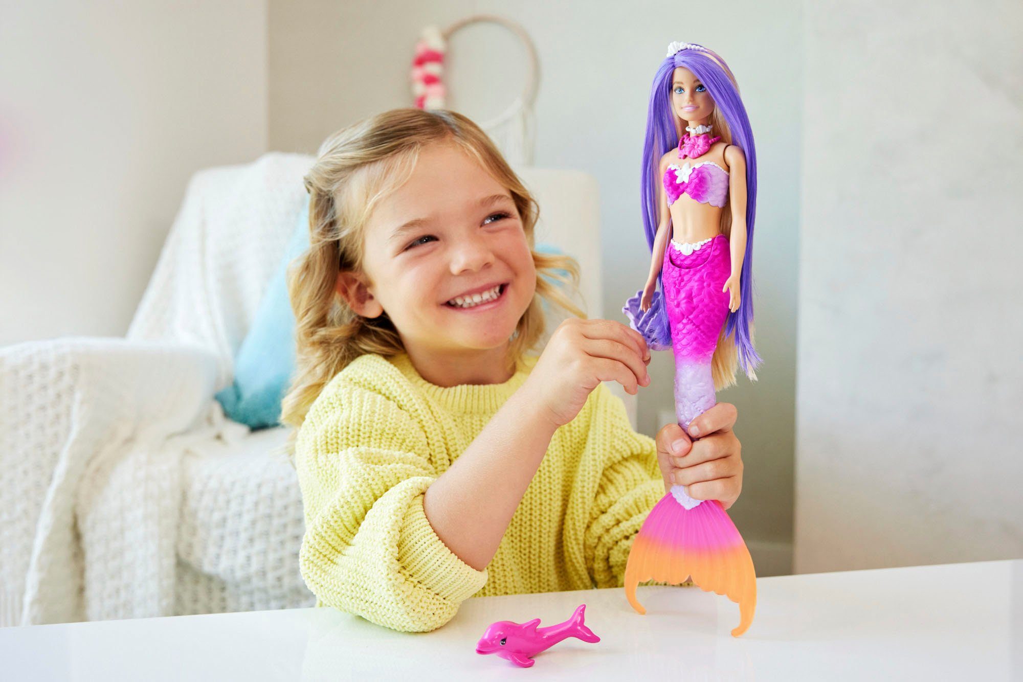 Barbie Meerjungfrauenpuppe Meerjungfrau Malibu, mit Farbwechsel günstig online kaufen