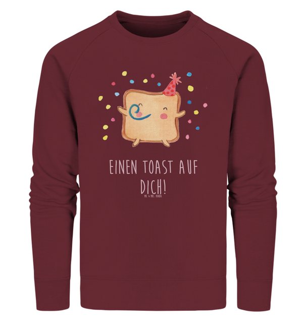 Mr. & Mrs. Panda Longpullover Größe XS Toast Party - Burgundy - Geschenk, S günstig online kaufen