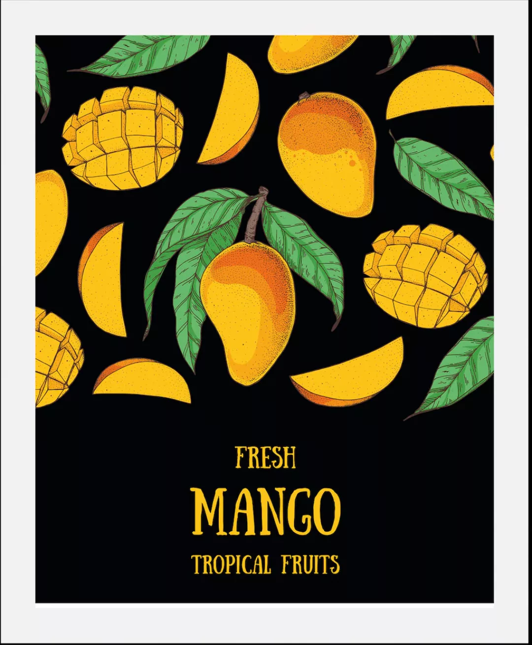 queence Bild »Fresh Mango«, (1 St.), gerahmt günstig online kaufen