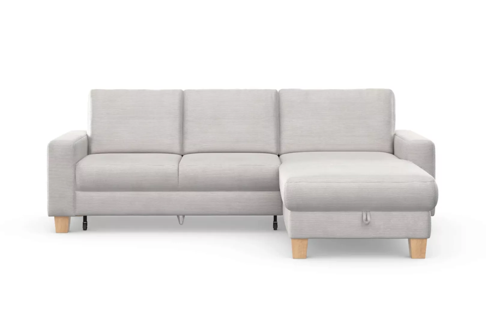 Home affaire Ecksofa "Summer L-Form", mit Recamiere, mit oder ohne Bettfunk günstig online kaufen