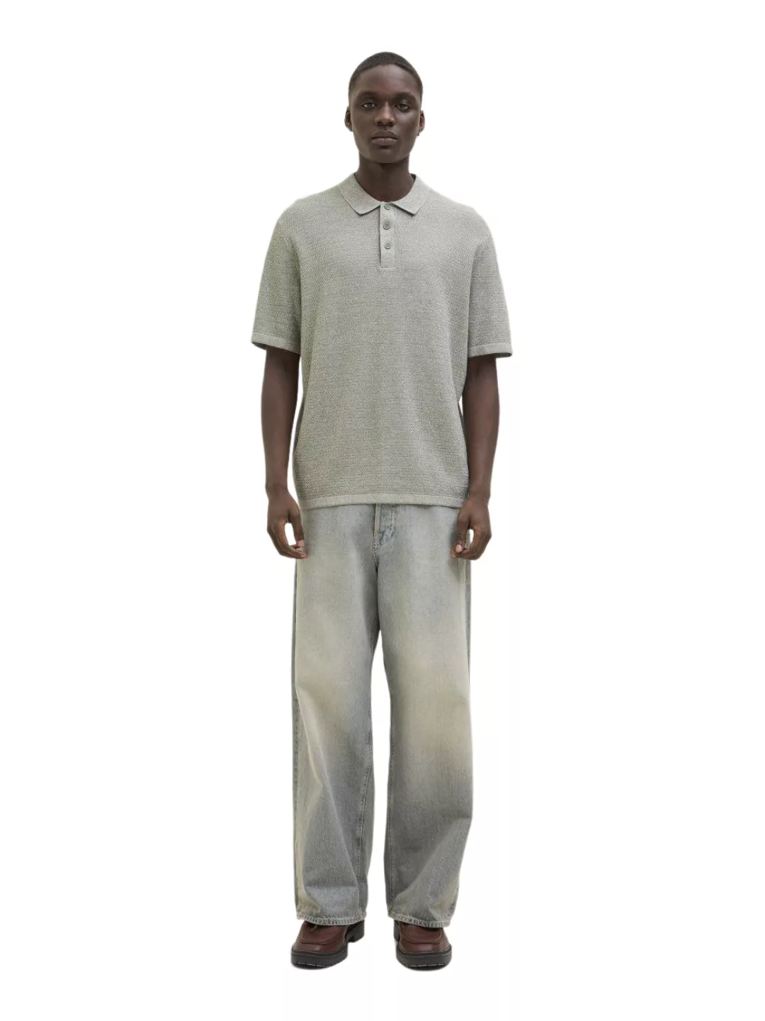 Jack & Jones Kurzarmpullover JJEGEORGE KNIT günstig online kaufen
