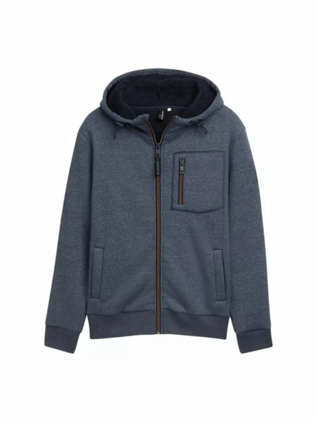 TOM TAILOR Kapuzenpullover Sweatjacke mit Teddyfell günstig online kaufen