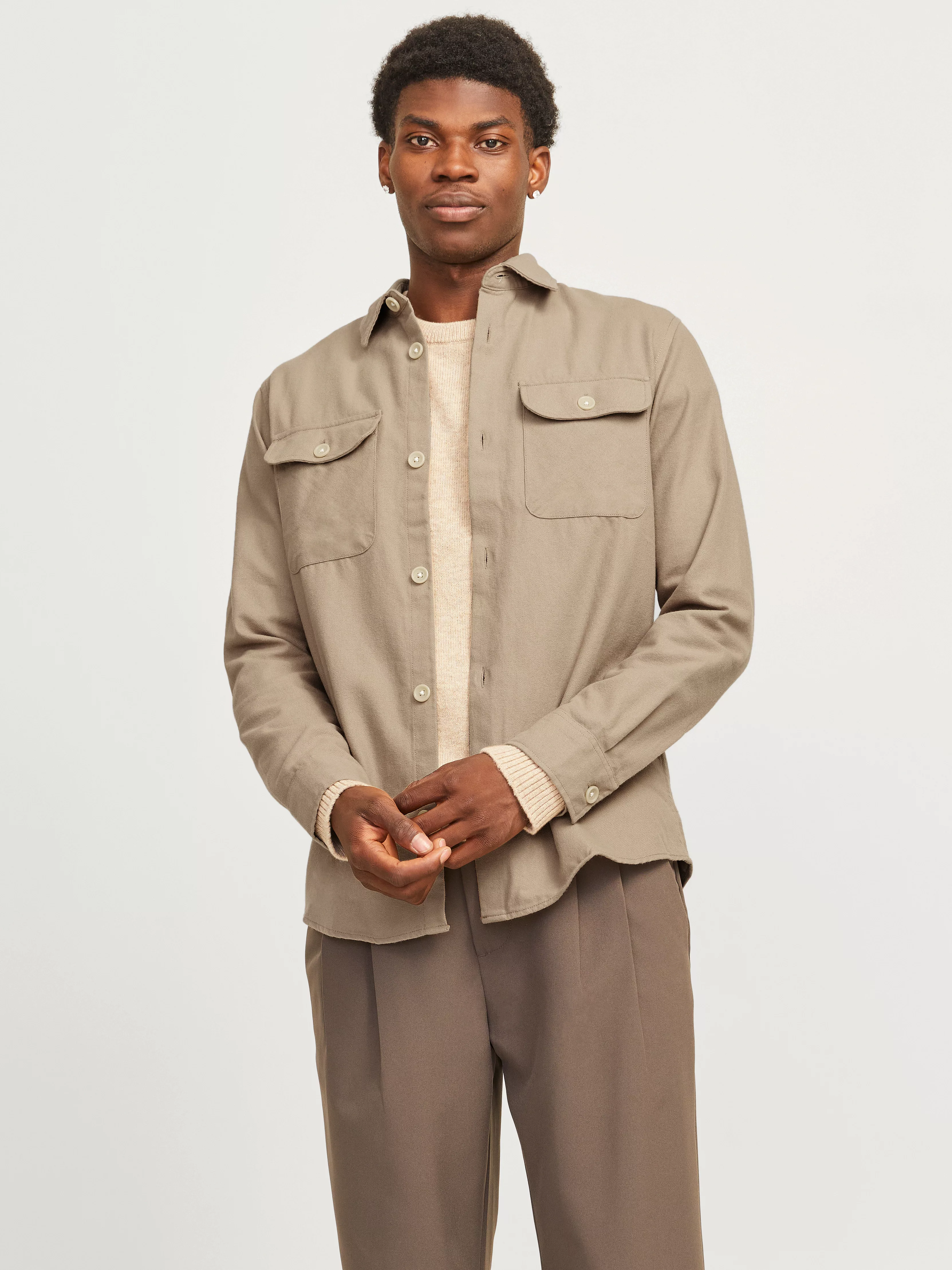 Jack & Jones Langarmhemd "JJEDARREN OVERSHIRT LS NOOS" günstig online kaufen