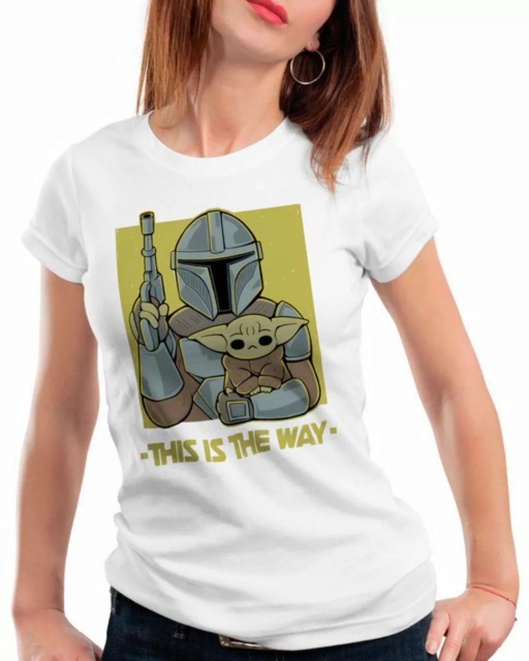 style3 T-Shirt Grogu Way yoda star the mandalorian wars kopfgeldjäger günstig online kaufen