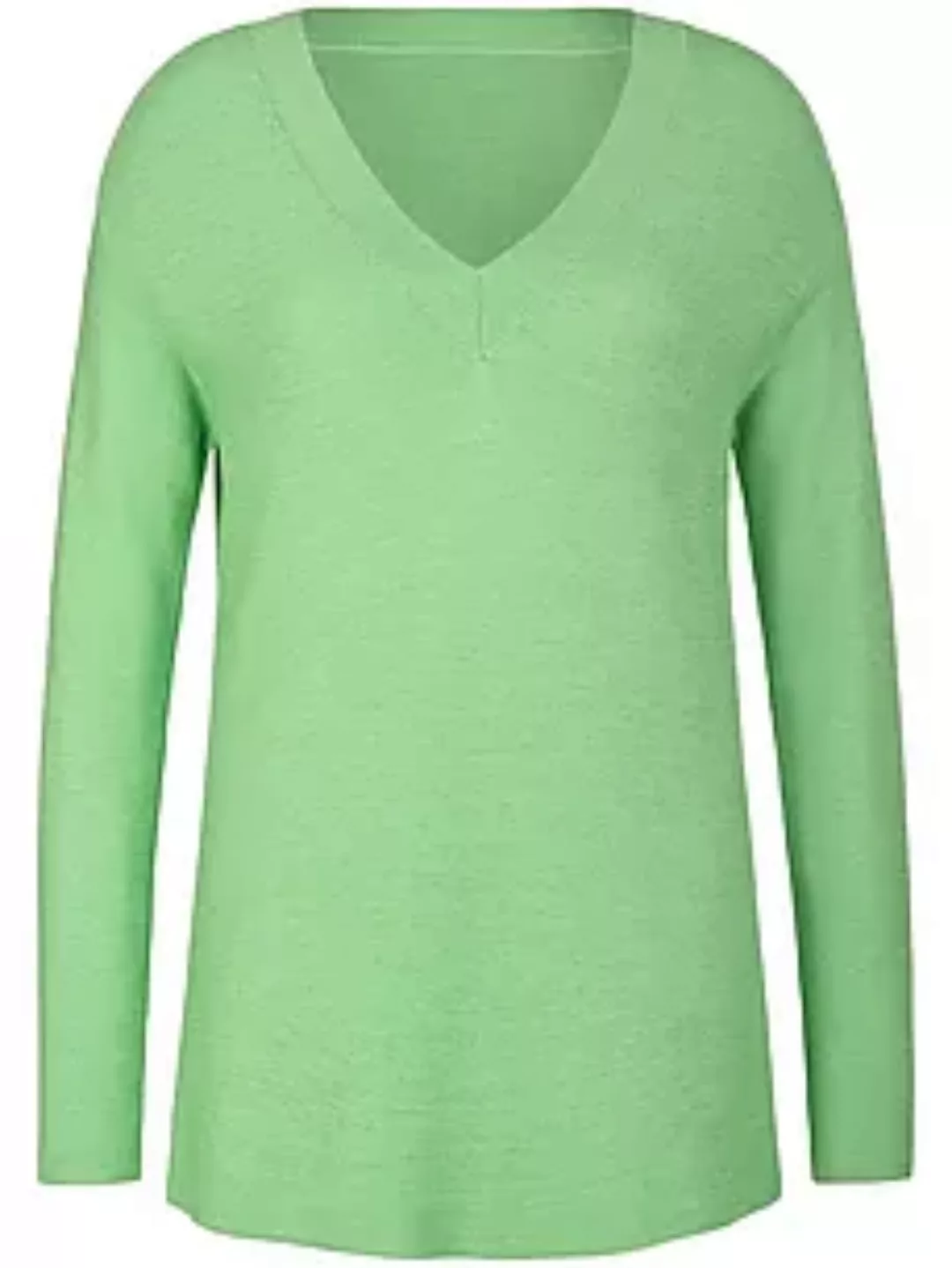 V-Pullover Anna Aura grün günstig online kaufen