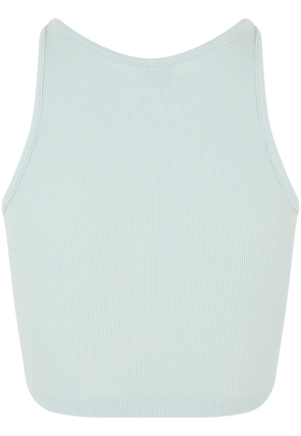 URBAN CLASSICS Muskelshirt "Urban Classics Damen Ladies Organic Cropped Rib günstig online kaufen